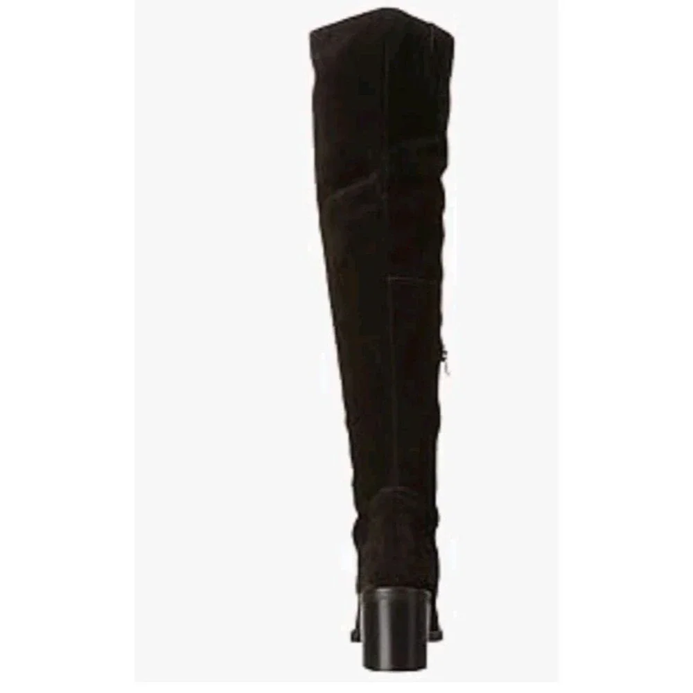 Seychelles Gifted black suede over the knee boot w 2 3/4